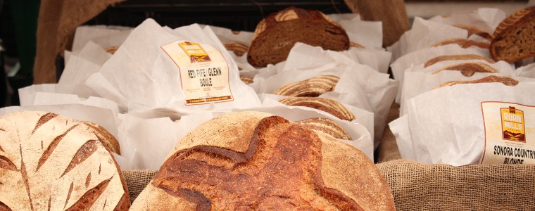 Multiple loaves of fresh bread